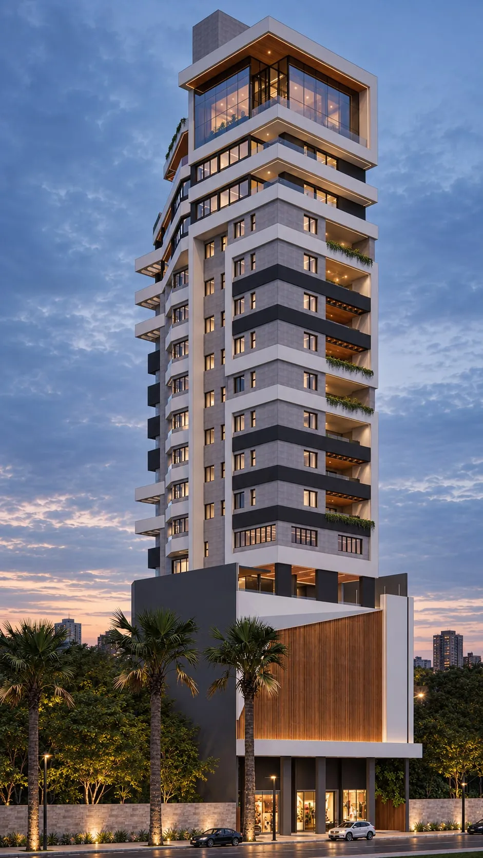 Fachada do empreendimento Apogeu, em Betim