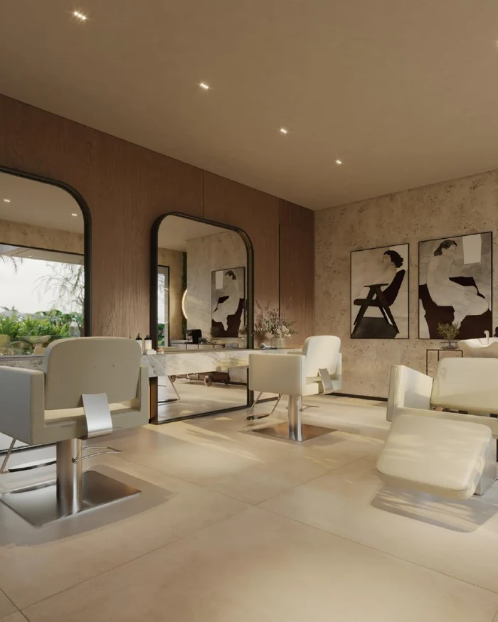Ilustração do diferencial Espaço beleza no Nexus Residence