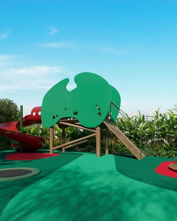 Ilustração do diferencial Playground no Nexus Residence