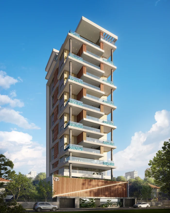 Ilustração do diferencial Torre única no Olympus